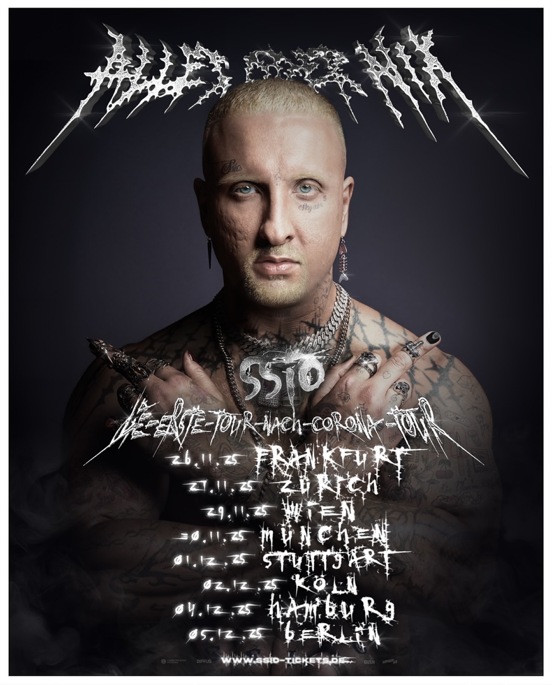 SSIO Die erste Tour nach Corona Tour Poster 2025